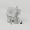 Vinesdale House turntable with dark grey 28mm miniature for scale