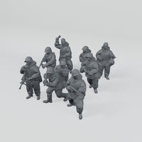 Rubble March Breach complete unassembled resin kit turntable.