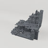 Roofless Timber House with Chimney - Turntable of the exact included terrain geometry