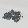 Cliffside Manor, 28mm Fantasy Terrain turntable showing the included terrain pieces