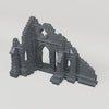 Three Arch Church Wall Ruin - Turntable of the exact included terrain geometry