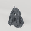 Cross Gable Church Ruin - Turntable of the exact included terrain geometry