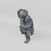 Stone Thrower unpainted resin miniature turntable