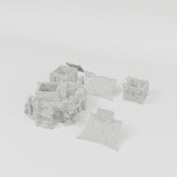 Black Lions Bastion Tower 28mm terrain component turntable video