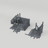 Ruined House, terrain-only 360 degree turntable