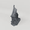 Timber Gable Chapel Front - Turntable of the exact included terrain geometry