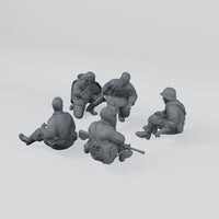Rubble March Riders complete unassembled resin kit turntable.