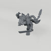Ratfolk 5 unpainted resin miniature turntable