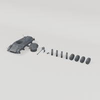 Iron Advance Turreted Armoured Car. Complete kit, supplied unpainted. SKU IROADV-61IH-MOL. Variant 55131786150225.