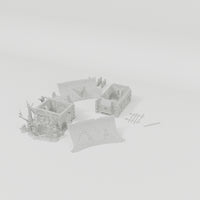 Hollowstone Manor 28mm terrain component turntable video