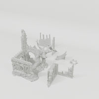 House of Whispers 28mm terrain component turntable video