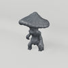 Mushroom Folk 2 unpainted resin miniature turntable