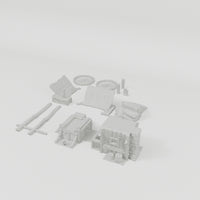 Fantasy Food Truck 28mm terrain component turntable video