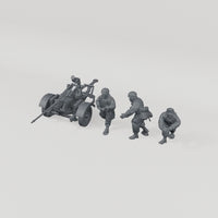 Iron Advance Anti-Aircraft Gun Team. Complete kit, supplied unpainted. SKU IROADV-2OIH-MOL. Variant 55132038267217.