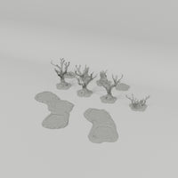 Padures Forest 28mm terrain component turntable video