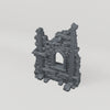 Ruined Arched Window Wall - Turntable of the exact included terrain geometry