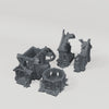 Ruined Domed Tower House - Turntable of the exact included terrain geometry