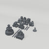 Ruins Accessories Pack turntable with 28mm scale figure for reference; figure not included