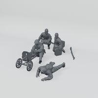 Rubble March Support complete unassembled resin kit turntable.