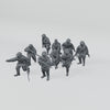 Rubble March Rifles complete unassembled resin kit turntable.
