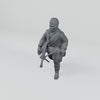 Rubble March Scout complete unassembled resin kit turntable.
