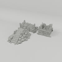 Platforms II 28mm terrain component turntable video