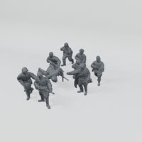 Rubble March Assault complete unassembled resin kit turntable.
