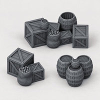 Provisions Cache, 28mm Fantasy Terrain - Molten Prints