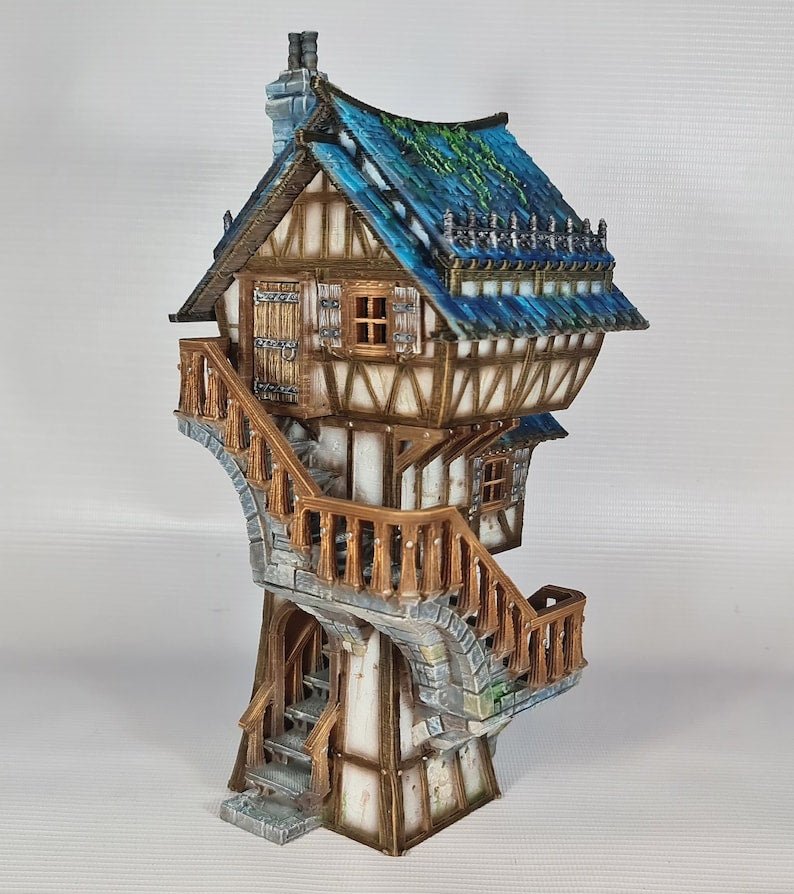 Redwood House - 28mm DND/Wargame/RPG Terrain - Molten Prints