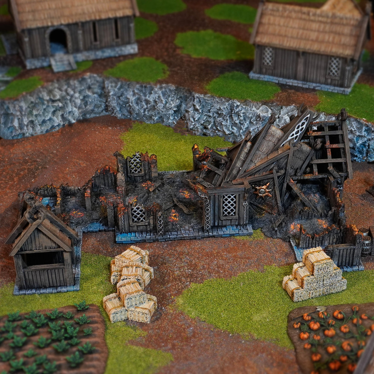 Royal Stable Ruin - 28mm Terrain for Epic Adventures - Molten Prints