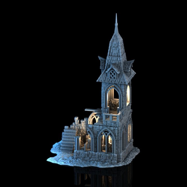 Ruined Cloister - 28mm DND/Wargame/RPG Terrain - Molten Prints