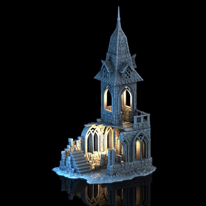 Ruined Cloister - 28mm DND/Wargame/RPG Terrain - Molten Prints