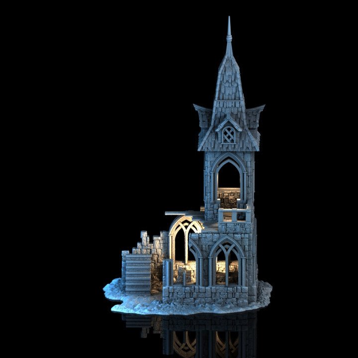 Ruined Cloister - 28mm DND/Wargame/RPG Terrain - Molten Prints