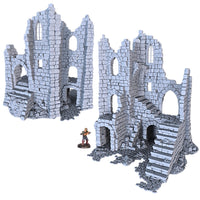 Ruined Tower A - 28mm DND/Wargame/RPG Terrain - Molten Prints