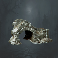 Broken Stone Arch Bridge - Supplied digital geometry reference