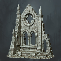 Rose Window Church Front - Supplied digital geometry reference