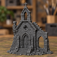 Bell Arch Church Ruin - Digital product illustration