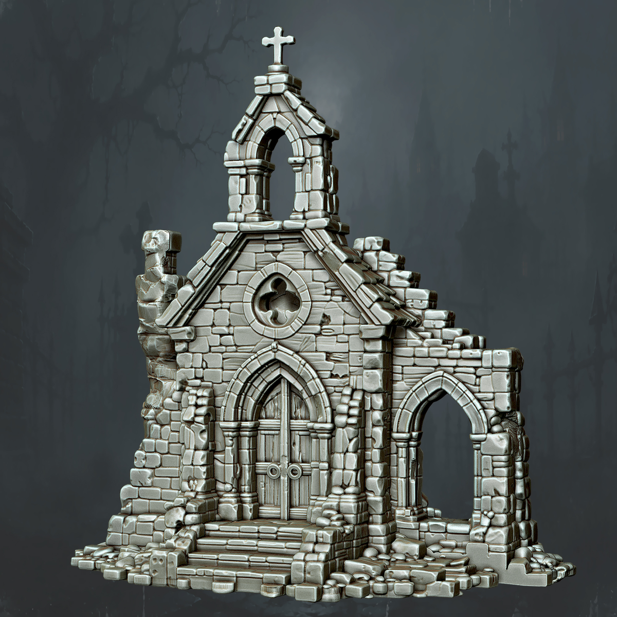 Bell Arch Church Ruin - Supplied digital geometry reference