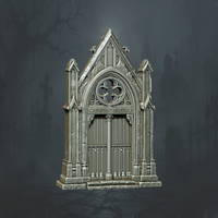 Gothic Chapel Doorway - Supplied digital geometry reference