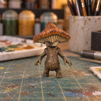 Sacred Swamp Mushroom 1, Slapchop-painted display example. Supplied unpainted. Background items not included.