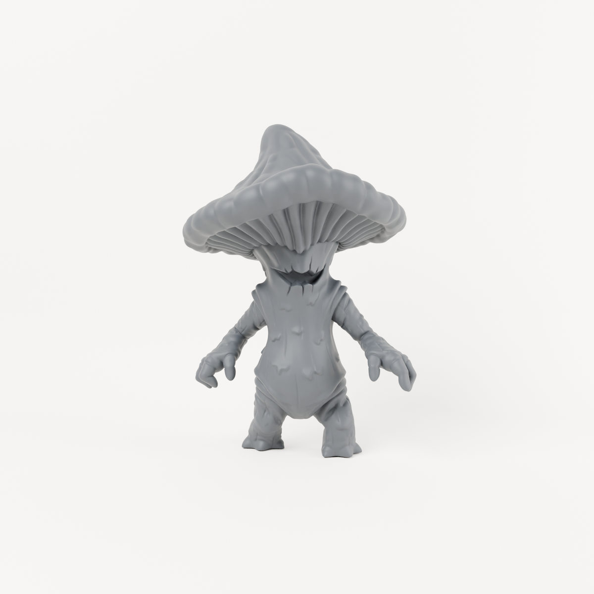 Sacred Swamp Mushroom 1, unpainted resin miniature render
