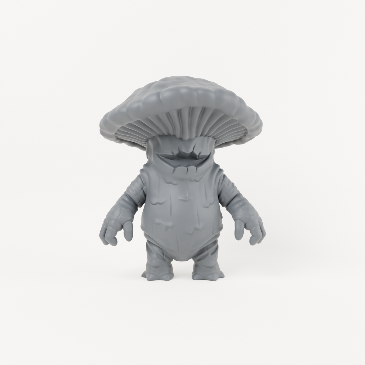Sacred Swamp Mushroom 3, unpainted resin miniature render
