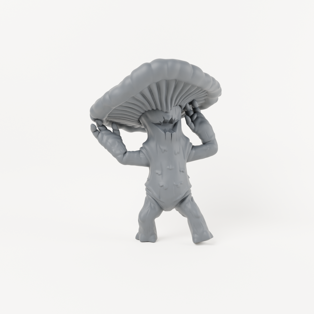 Sacred Swamp Mushroom 4, unpainted resin miniature render