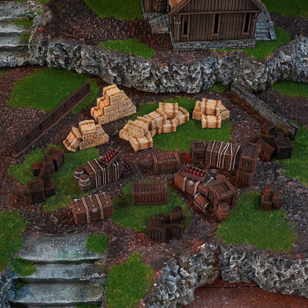Saxonia Scatter - 28mm Tabletop Terrain - Molten Prints