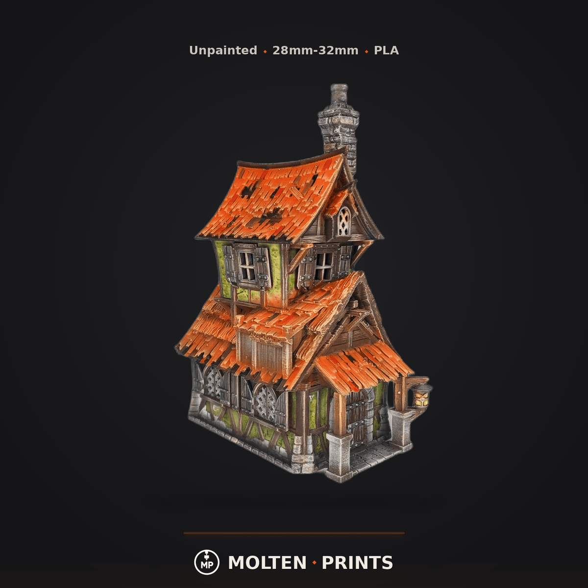 Shoehorn House - 28mm Terrain for Epic Adventures - Molten Prints
