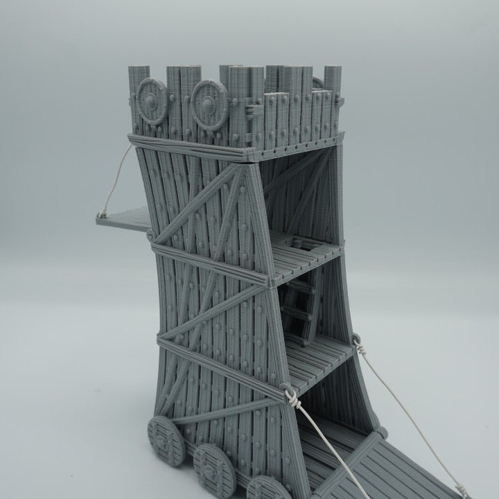 Siege Tower - 28mm DND/Wargame/RPG Terrain - Molten Prints