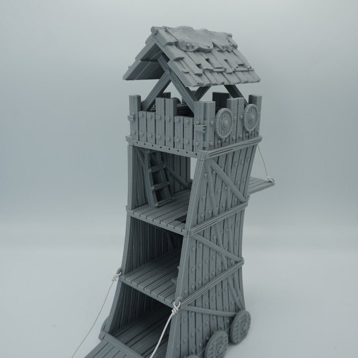 Siege Tower - 28mm DND/Wargame/RPG Terrain - Molten Prints