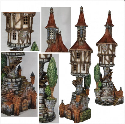 Steeple Manor - 28mm DND/Wargame/RPG Terrain - Molten Prints