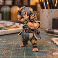 Stone Thrower Slapchop-painted display example. Supplied unpainted. Background items not included.