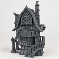 Stonevale Villa, 28mm Fantasy Terrain - Molten Prints
